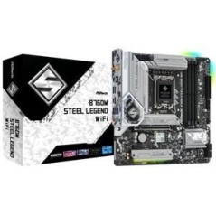 ASRock B760M Steel Legend WiFi Micro-ATX Motherboard LGA1700 - Unleash Performance & Connectivity with Premium Features!